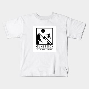 Gunstock ski - New Hampshire Kids T-Shirt